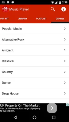 Music Player android App screenshot 2